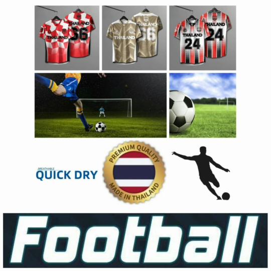 THAILAND Football Soccer V Neck Vintage Shirt National Elephant Logo Badge Unisex Men Women  JERSEY Print Quick Dry Short Sleeve Uniform