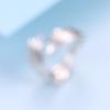 BAMOER Guardian Wings Ring Authentic 925 Sterling Silver Free Size Adjustable Finger Rings