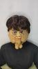 Halloween Latex Funny Face Mask With Double Chin Shell Design For Costume Parties