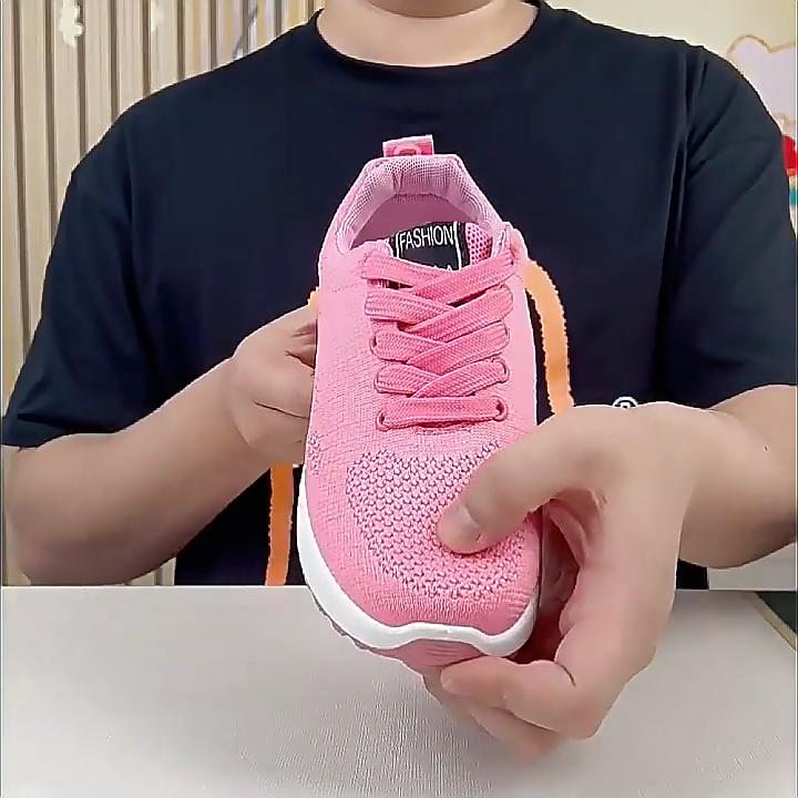Women's Shoes with Soft Soles That Are Not Tiring for The Feet. Summer Thick Soled Casual Shoes, Plus Size Air Cushioned Sports Shoes
