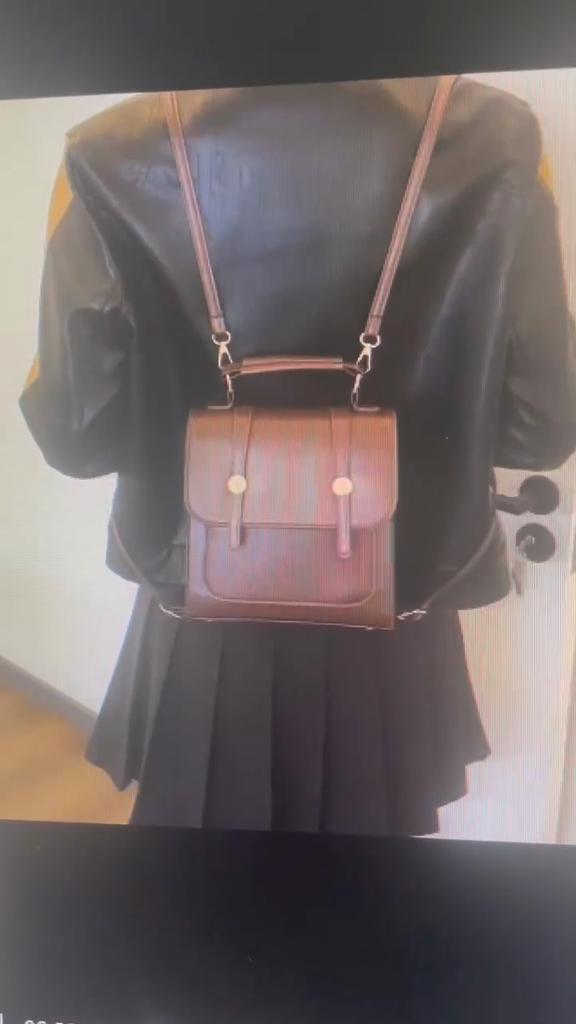 Leisure Vintage Commute Square Backpack Simple Women's Handbag Crossbody Bag Women Gift Single-shoulder Bag