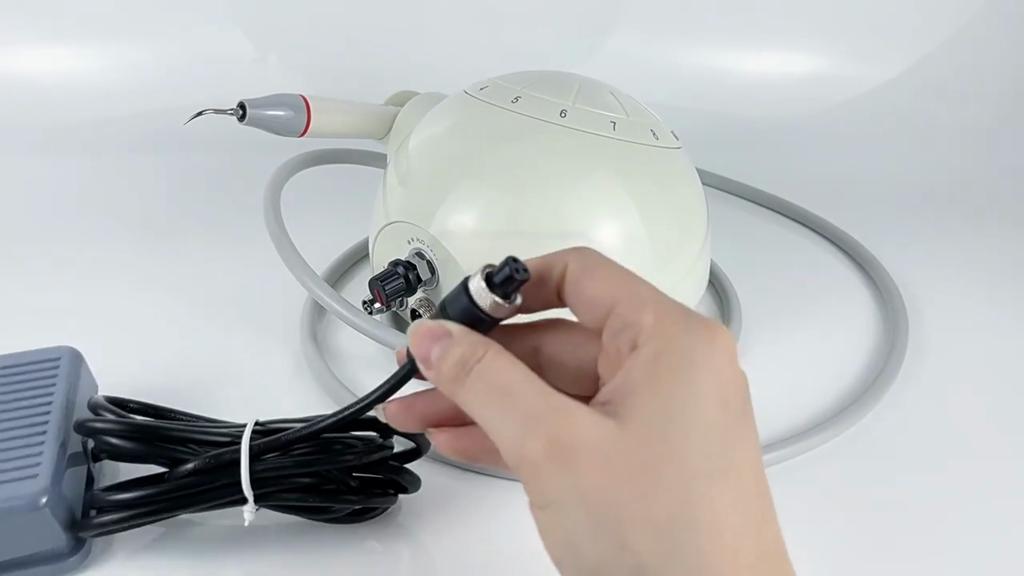 Portable Dental Ultrasonic Scaler with LED Handle - Periodontal Cleaning Device