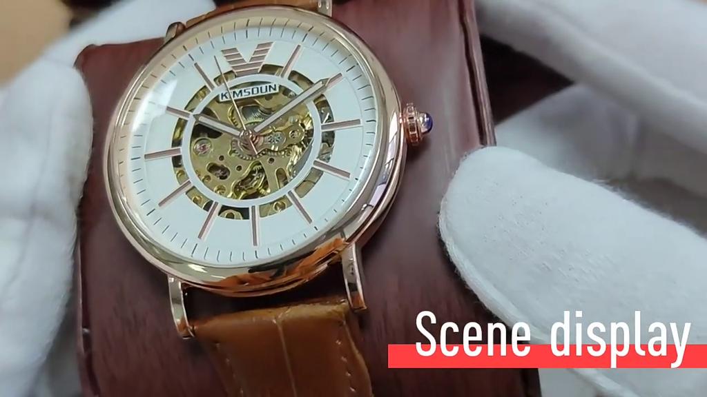 KIMSDUN Watch Men's Top Brand Luxury Clock Men's Automatic Mechanical Table Hollow Watch High-end Waterproof Business Men's Watch