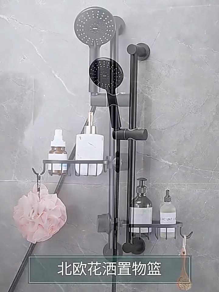 Bathroom Faucet Storage Rack Shower Soap Holder Bathroom Organization Shower Shelves Bathroom Accessories