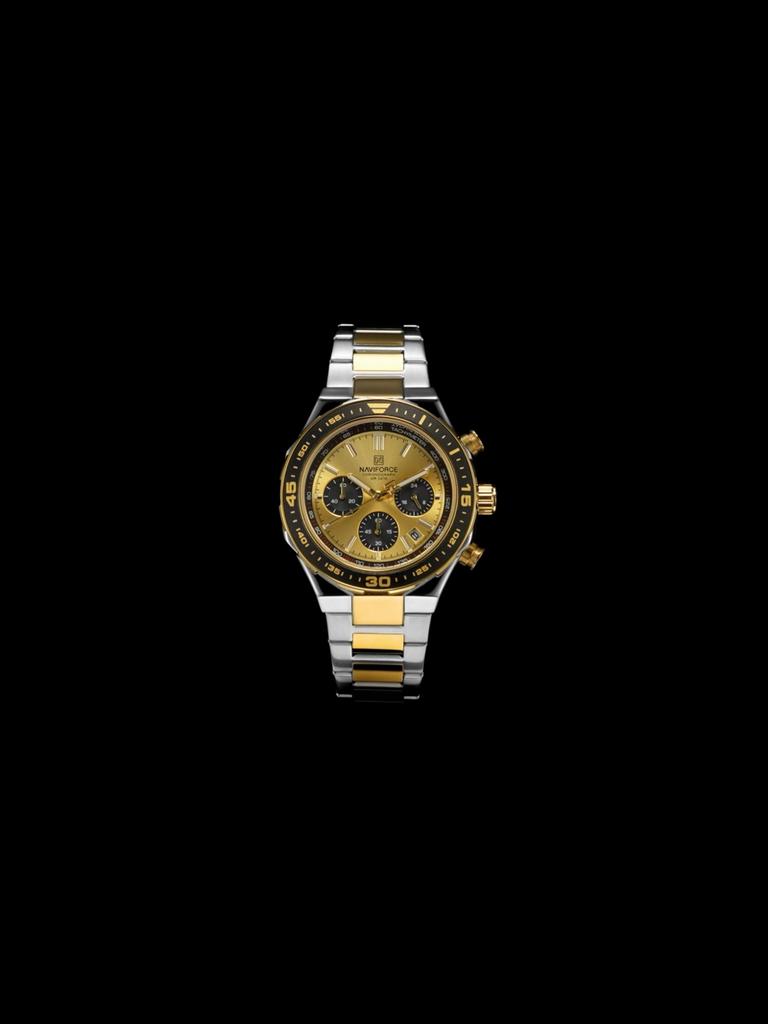 Luxury Analog Watches Steel Waterproof Classic Quartz Wristwatches Fashion Watch Men Chronograph Calendar Male Clock Gifts