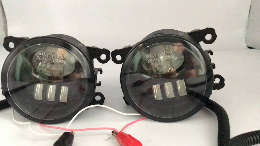 1Pair Car Front Foglight Fog Lamp Daytime Running Lights For Ford Focus 2009 2010 2011 2012 LED Fog Lights H11 12V