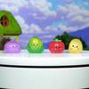 8Pcs/set Multicolors Mini Luminous Vegetable Miniatures Glow In the Dark Resin Ornaments Fairy Garden Decoration Micro Landscape