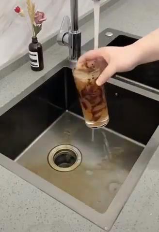 2025 Cup Scrubber Glass Cleaner Lazy Bottles Brush Sink Kitchen Accessories 2 In 1 Drink Mug Wine Suction Cup Cleaning Brush Gadgets