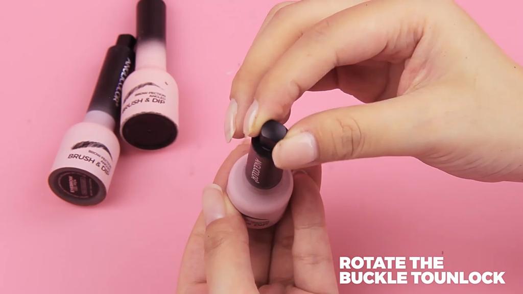 Barva na obočí se nerozmazává, je voděodolná, dlouhotrvající, neodstraňuje make-up, divoký pocit z obočí pro začátečníky