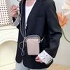 Double Zipper Women Small Crossbody Phone Bag Waterproof Multi Pocket Female Mini Shoulder Bag FLAP with Double Zipper for Daily Travel