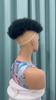 Clip In Topper Wig With 4 Clips Short Curly Black Gray For Women Hair Loss Bald Head Daily Use Synthetic Hairpiece
