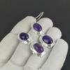 Natural Amethyst Gemstone Hook Earrings 925 Sterling Silver Earring, Handmade Boho Silver Jewelry Dangle Earrings, Party Wear Gifts