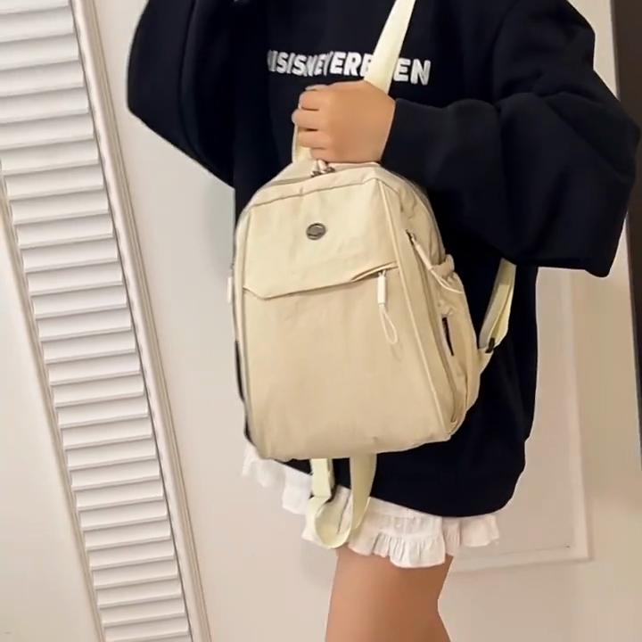 Lightweight Water Resistant Girls Backpack With Large Capacity For Daily Use In Urban Style