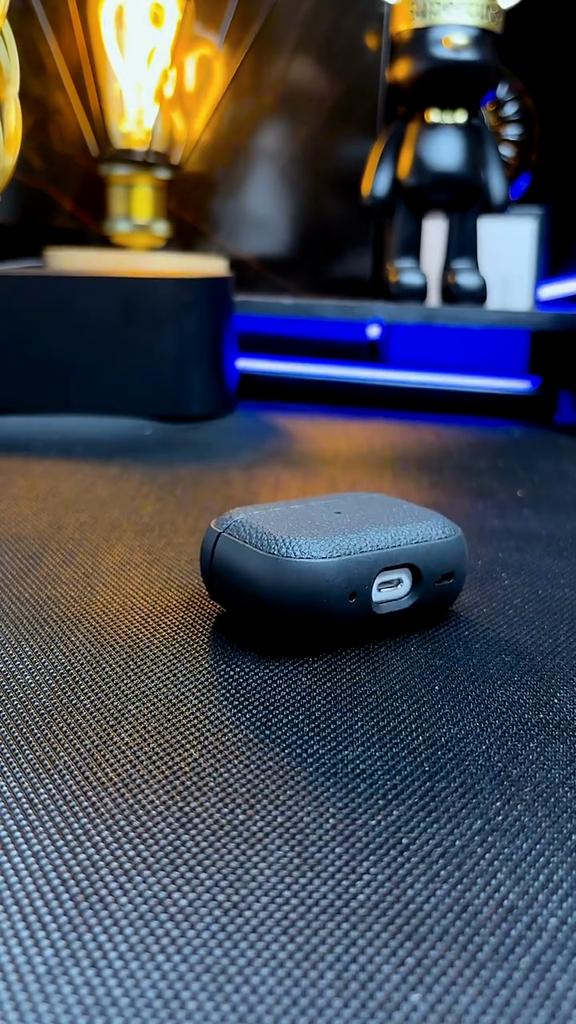 Чехол с текстурой кожи для Apple Airpods 1 2 3 4 Pro air pods Беспроводные Bluetooth-наушники Защитная крышка Противопотеря Сумка для наушников