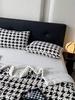 Thousand Bird Patterned Knitted Blanket