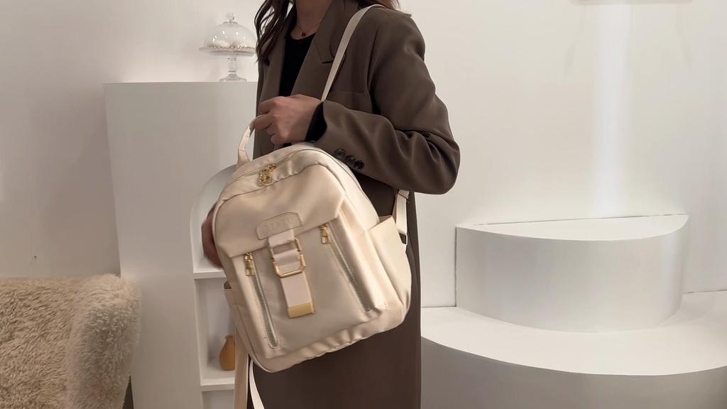 Ceļojumu mugursoma Sieviešu datoru soma Viegls students Skolas soma