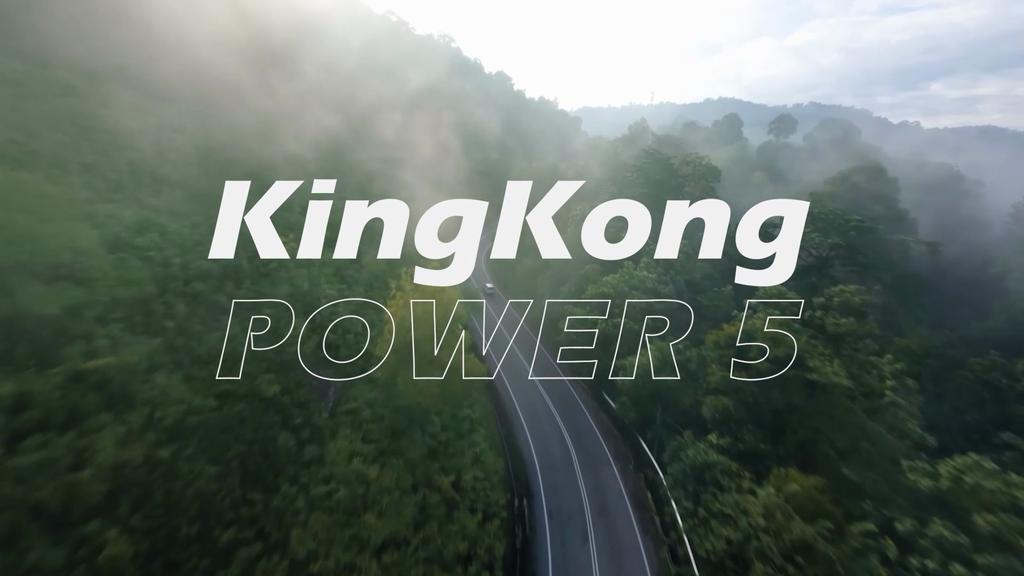 Cubot KINGKONG POWER 5, Robust smarttelefon Android 15, 15300mAh batteri, 6.88" 120Hz skjerm, 6GB RAM, 128GB ROM, MTK G100, NFC