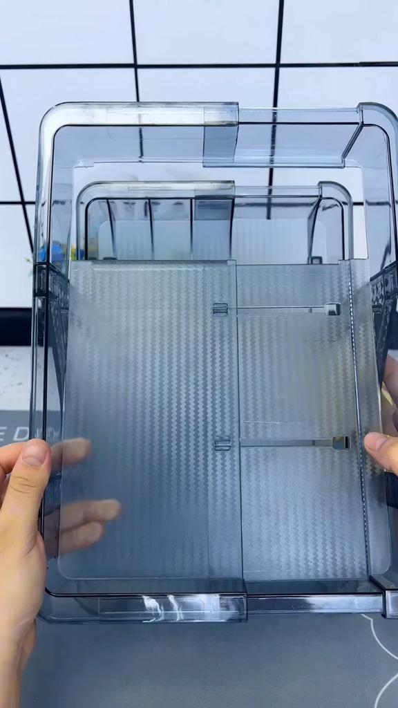 Organizator scalabil pentru frigider Dozator de cutii de sodă Pop Suport de băuturi pentru frigider Suport de depozitare reglabil cu două straturi pentru cutii de băuturi