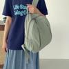 Women's Backpack Solid Color Student Schoolbag