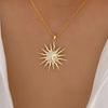 Alloy Sun Necklace Accessory Fashionable Star and Moon Pendant Niche Versatile Necklace