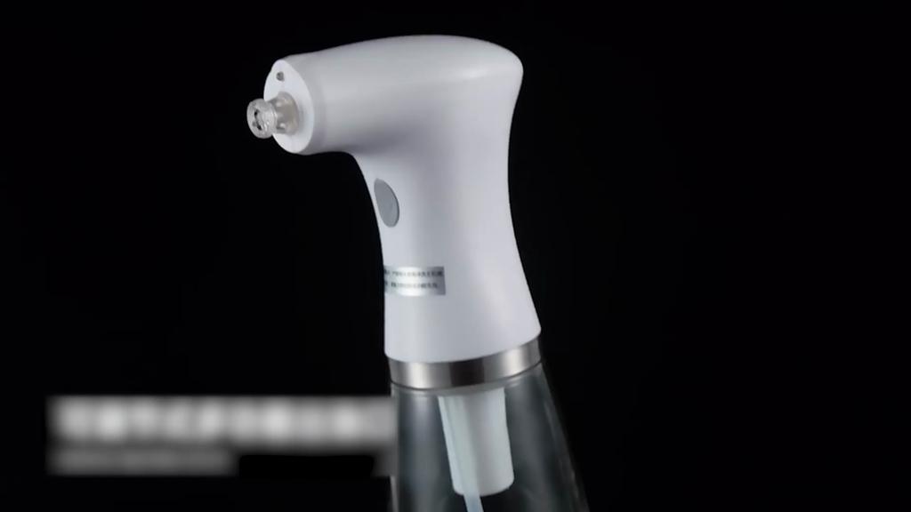 Durable Electric Boost Oil Filling Detachable Nozzle Transparent Body Oil Sprayer for Kitchen Electric Oil Sprayer