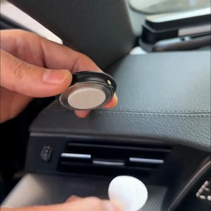 Světelné palubní hodiny do auta s nočním viděním – prémiové interiérové ​​hodinky do auta s designem hvězdné oblohy, průměr 4 cm