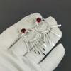 Beautiful Red Garnet Gemstone Hook Earrings 925 Sterling Silver Earring, Handmade Boho Silver Jewelry Dangle Earrings, Birthday Gift