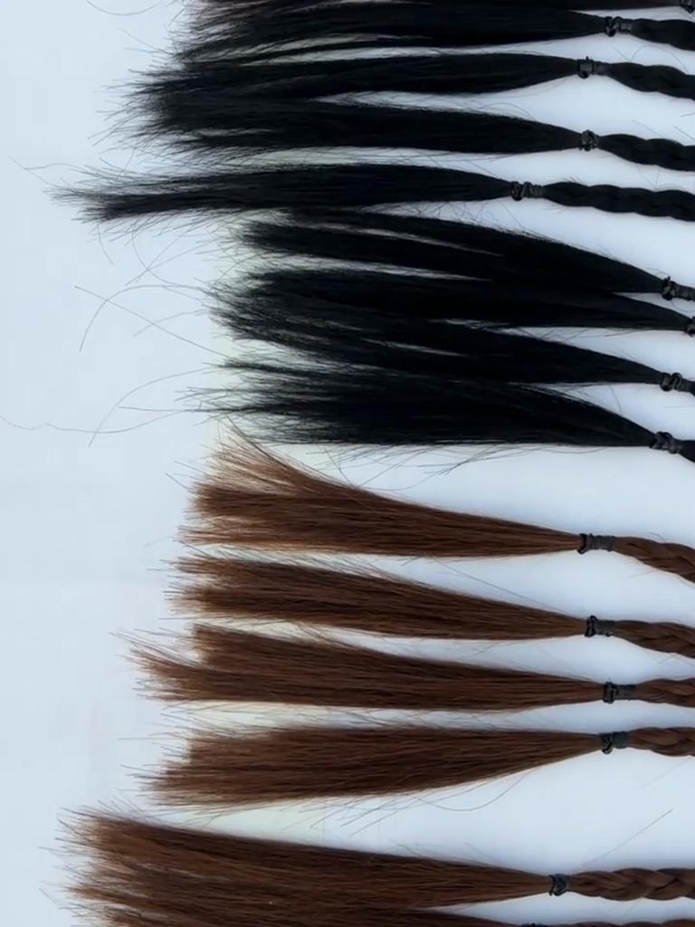 XINRAN 1pcs Synthetic Long Straight Loose Bun Hair Extensions With Braided Ponytail Heat Resistant Hair For Women Everyday Hair Accessories
