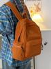 Fashionable Outdoor Ladies Backpack With Alphabet Decoration And Solid Color Design For Commuting