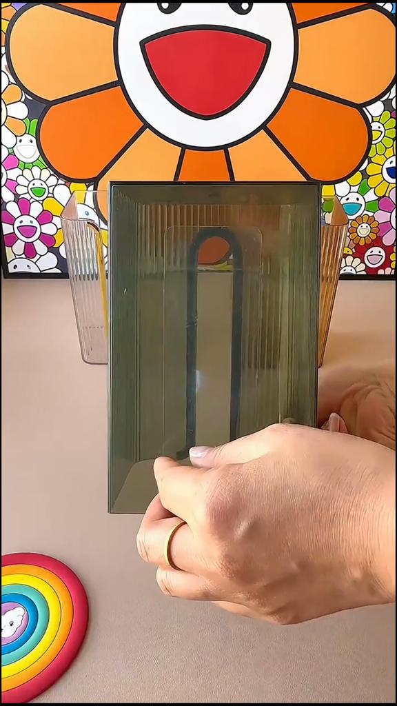 3 Farben praktische selbstklebende Aufbewahrungsbox für Gesichtshandtücher, U-förmige Öffnung, Taschentuchbox-Halter, Wandmontage, Haushaltsprodukte