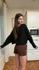2026 Womens Off Shoulder Long Sleeve Crop Tops Sexy Boat Neck Loose Casual T Shirt