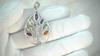 92.5 Silver Chakra Pendant for Her Zivori Multi Gemstone Pendant