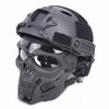 Skull Messenger Tactical Full Face Mask, Halloween Cosplay Scary Mask, Protective Mask for CS Airsoft Wargame