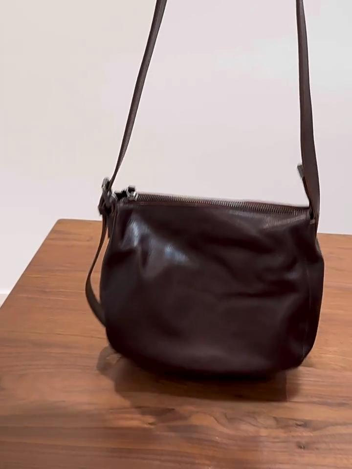 Johnature Simple Genuine Leather Women's Shoulder Bags Nature Soft Cowhide Solid Color Versatile Crossbody Bags