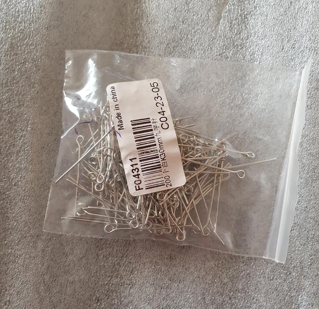 200Pcs/Lot Eye Head Pins Beads Pins Earring Wire DIY Jewelry Making CYJUS 200Pcs/Lot Eye Head Pins Beads Pins Earring Wire DIY Jewelry Making CYJUS