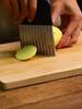 Corrugated Knife Stainless Steel Wolf Teeth Cut Potatoes Wavy Knife Kitchen Household Vegetable Cutting Artifact Fancy Slicer