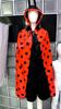 Game Theme Adult Ladybug Cape Cosplay Costume With Polyester Fabric For Halloween Parties