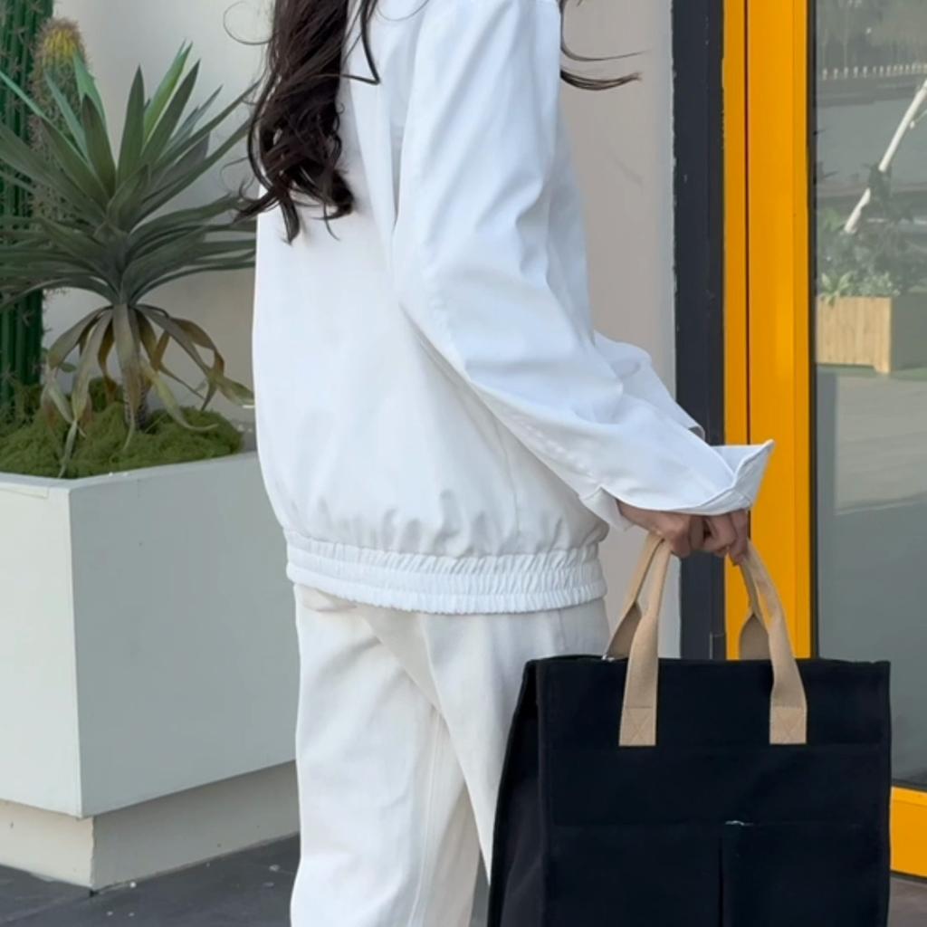 Damenhandtasche Leichte Mehrfachfach-Canvas-Tasche Reise-Pendler-Computertasche