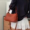 Women's PU Shoulder Bag Vintage Middle-aged Mother Bag Commuter Crossbody Bag