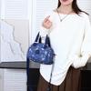 Women's Printed Shoulder Bag Water-Repellent Nylon Handbag