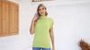 Women's Mock Neck Short Sleeve Knit Sweater Slim Fit Summer Casual Pullover Top