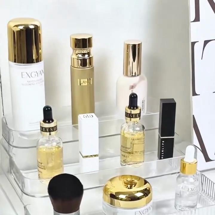 Perfume Shelf Acrylic Cosmetics Storage Box High-end Nail Polish Step Display Product Display Rack Makeup Organizer Box Cosmetics Storage Organizer