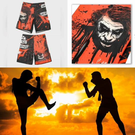 MMA Shorts Muay Thai Kickboxing Fighting Sports Beach Gym