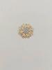 Elegant Alloy Lapel Pins Hollow Rhinestone Flower Brooch, Floral Decorative Pin, Vintage Style Brooch Clothing Jewelry for Wedding Party Prom