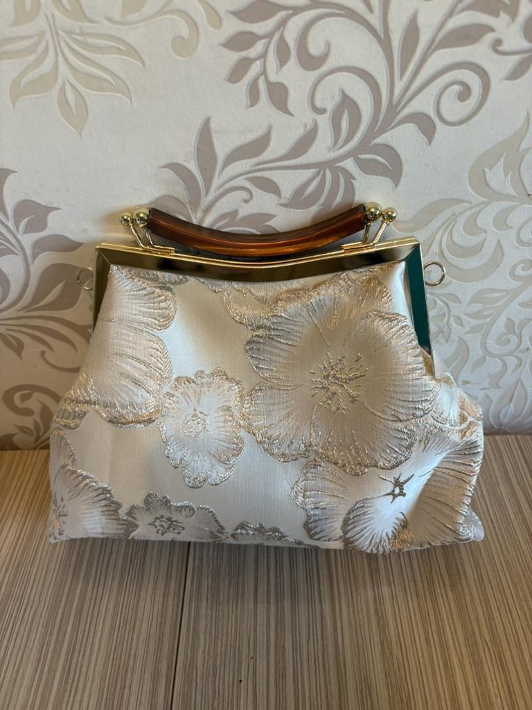 Borsetta Donna da Sera, Pochette Strass Glitterata con Tracolla, Piccola Borsa Elegante a Mano e Spalla, Clutch con Manico Arrotondato, per Cerimonia, Matrimonio, Ballo, Festa (Argento