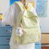 Backpack with Embroidered Bow Pattern for Teenage Girls Daily Use Cute Kawaii Style