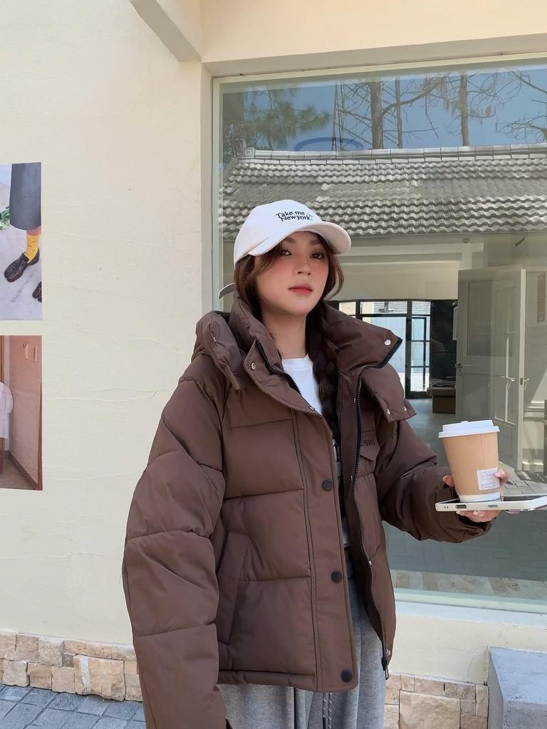 Fashion Winter Coat Female Short Parkas Hooded Casual Loose Thick Warm Women's Jackets