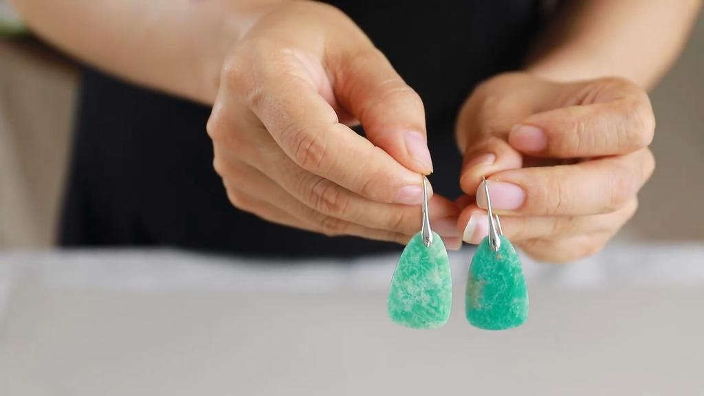 BLINGBAY feminino novo estilo étnico boêmio pedra natural forma geométrica pingente brincos populares joias retrô de alta qualidade