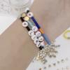 100pcs/Bag CCB Gold Silver Color Star Flower Crown Butterfly Heart Beads Charms Loose Spacer Acrylic Beads DIY Jewelry Making Findings Charm Beads