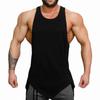 Treningsklær for menn Uregelmessig hem Tanktops Sommermote Trend Street Wear Trykte ermeløse T-skjorter Kroppsbygging